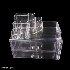 High Sales Plastic <em>Cosmetic</em> Organizer Fashion Luxury Makeup Storage Box