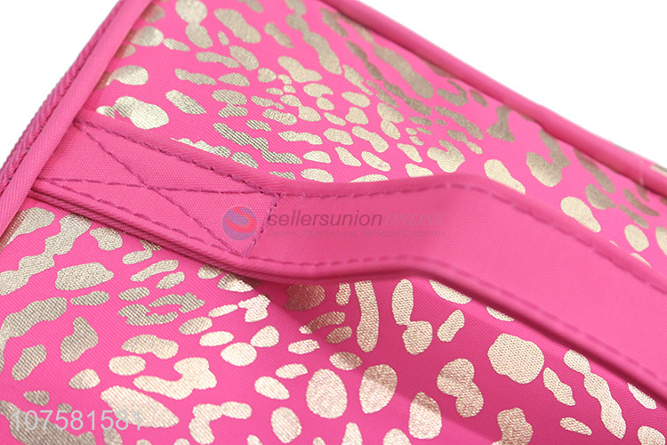 Factory price large capacity wash bag toiletry makeup bag with handle