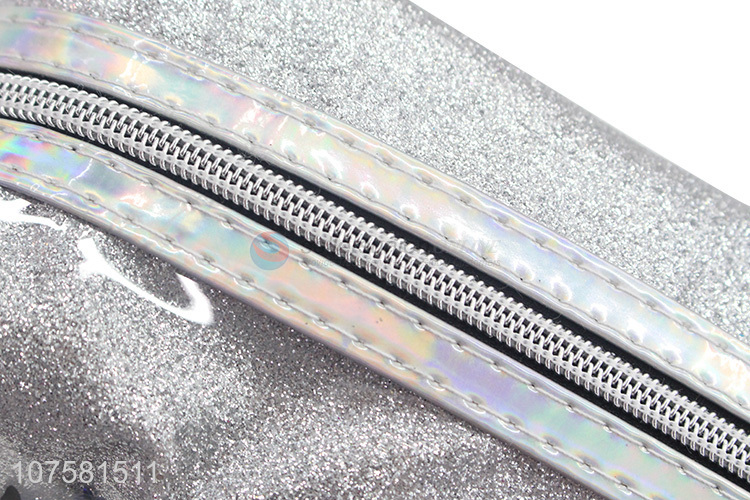 Latest arrival fashionable makeup pouch glitter cosmetic case