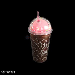 Wholesale Plastic Drinking Cup Colorful Beverage Cup