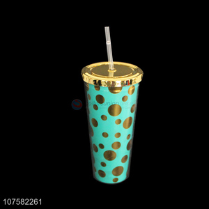 Factory Wholesale Plastic Straw Cup Drinking Cup Water Cup