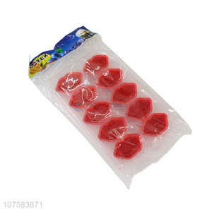 Popular Sexy Red Lip Silicone Mold Ice Cube Tray