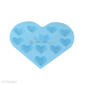Custom Heart Shape Silicone Ice Cube Tray Fashion Ice Mould