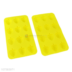 Hot Selling Fruit Shape Silicone Ice Mould Ice Cube Tray