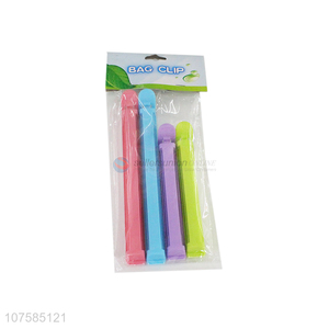 Wholesale Colorful Plastic Food Bag Clip Seal Clip