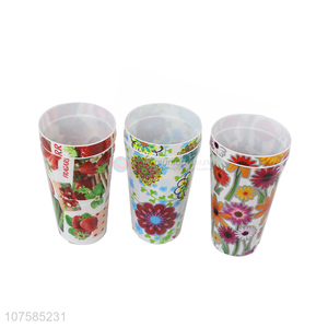 Fashion Printing Plastic Water Cup Drinking Cup