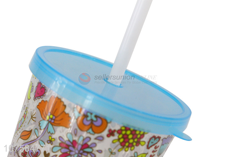New Arrival Colorful Water Cup Fashion Straw Cup