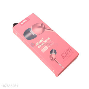 Wholesale fashion in-ear noise isolating stereo wired earphone