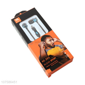 Low price jogging in-ear earphones stereo music earphones