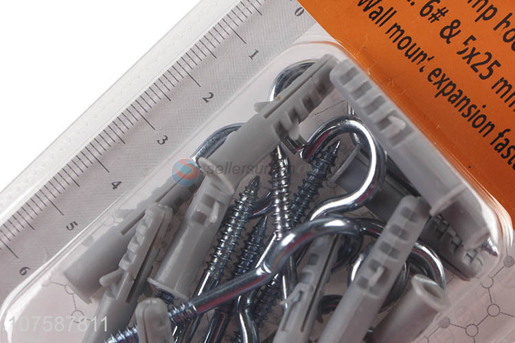 New selling promotion screw lamp hook & expansion tube set
