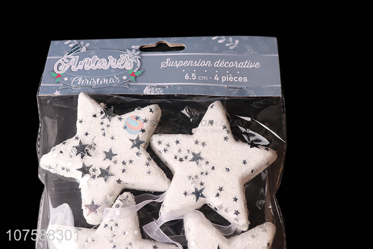 Good Sale 4 Pieces Foam Stars Christmas Decoration Ornaments