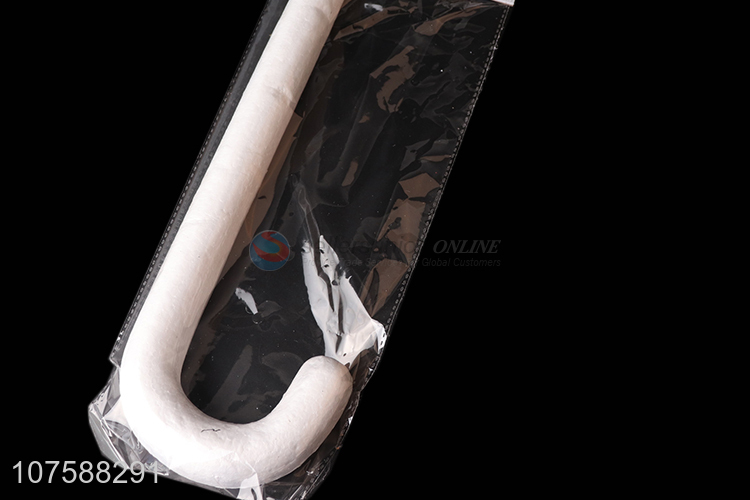 Hot Selling Christmas Decoration White Foam Cane