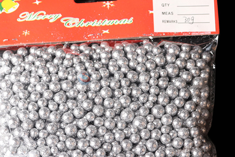 Good Quality Silver Beads For Christmas Decoration