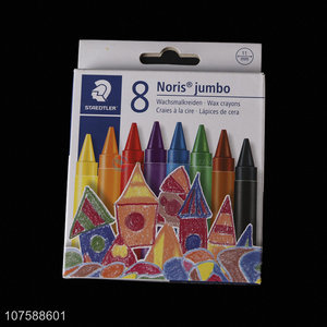 New Selling Promotion 8 Colors Jumbo Wax Crayons