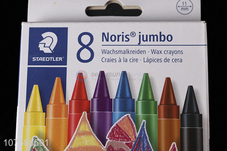 New Selling Promotion 8 Colors Jumbo Wax Crayons