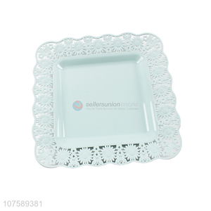 Top Quality Plastic Square Plates Fashion Dinner Plate