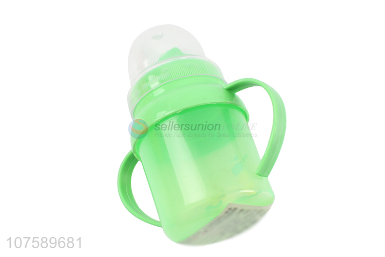 Hot Selling Colorful Plastic Sippy Cup With Handle For Infant