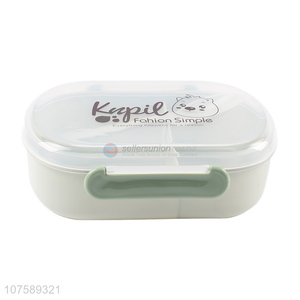 Wholesale Fashion Plastic Lunch Box With Spoon Set