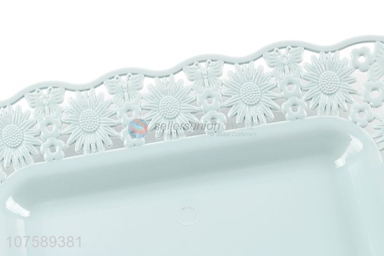 Top Quality Plastic Square Plates Fashion Dinner Plate