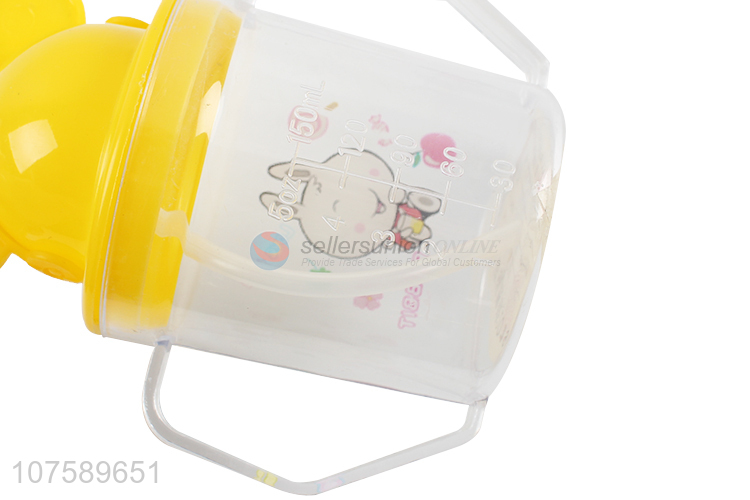 Good Quality Cartoon Water Bottle With Straw For Children
