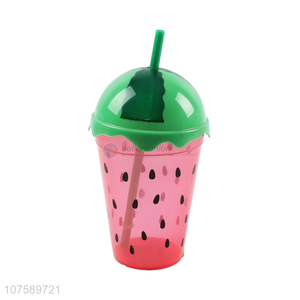 Popular Colorful Water Cup Fashion Straw Cup For Sale