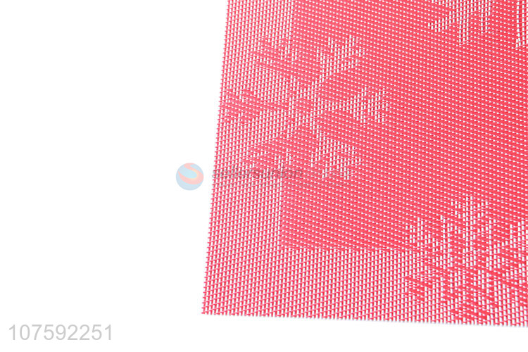 Wholesale Snowflake Pattern PVC Placemat Fashion Table Mat