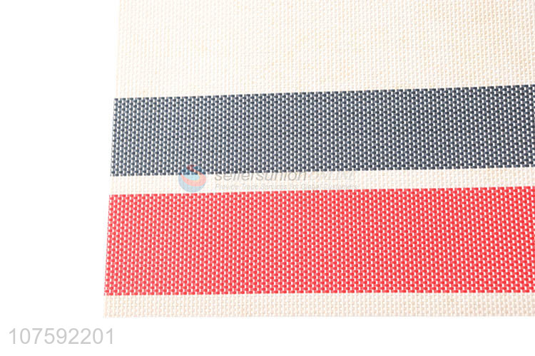 Creative Design Rectangle PVC Placemat Non-Slip Table Mat