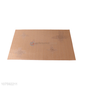 High Quality Rectangle PVC Placemat Household Dinner Mat