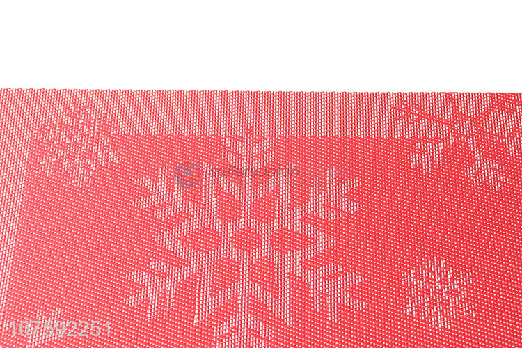 Wholesale Snowflake Pattern PVC Placemat Fashion Table Mat