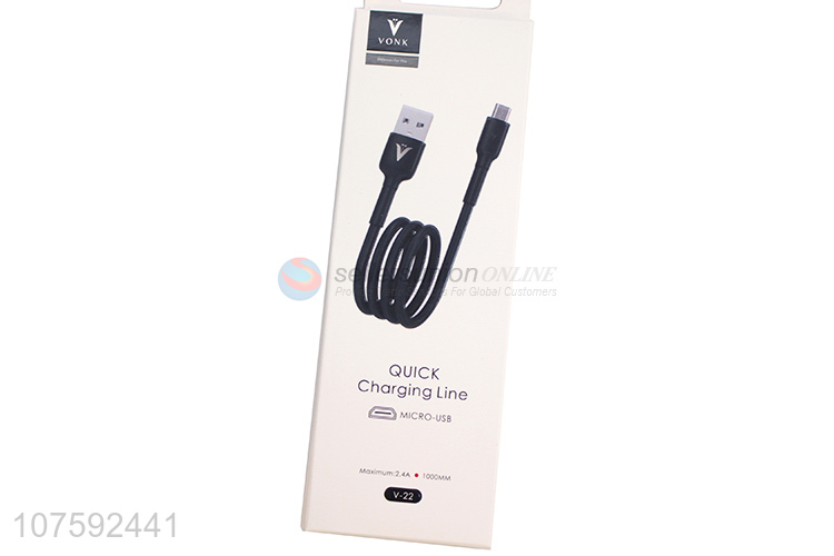 Good Sale Mobile Phone Quick Charging Line Micro USB Data Cable