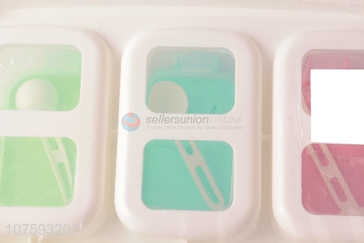 New arrival plastic condiment pot plastic seasoning box set