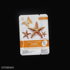Factory Sell Starfish Moisturizing Mask Collagen Face And Neck Mask