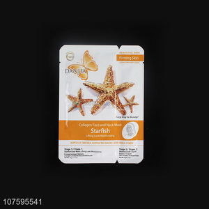 Wholesale Collagen Face And Neck Mask Starfish Lifting Look Moisturizing