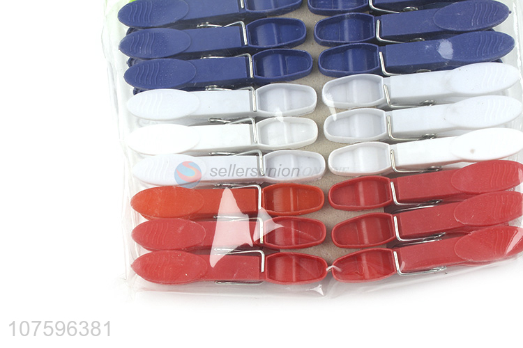 Good Quality Household Laundry Products Multicolor Plastic Clothespins