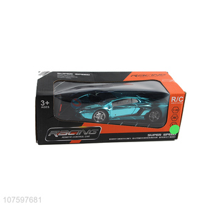 Low price 1:20 4-way remote control colored-plating racing car toy