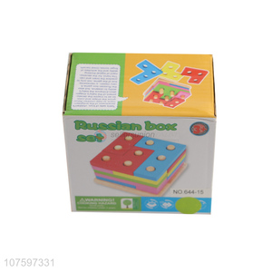 Good sale Russion box set matching geometric block set toys