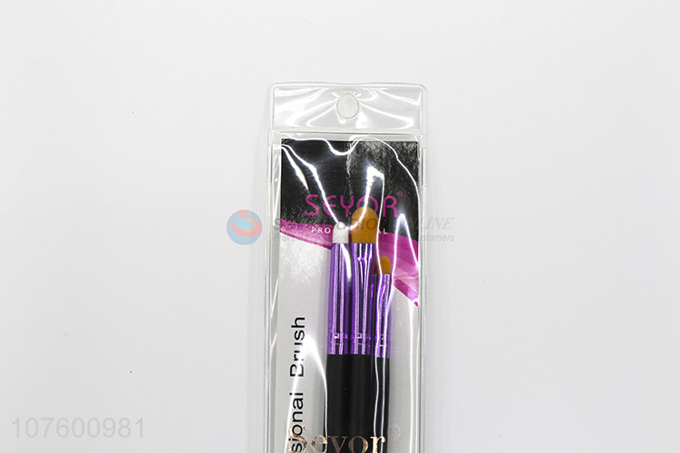 New Style Soft Convenient Eye Brush Three-piece Set
