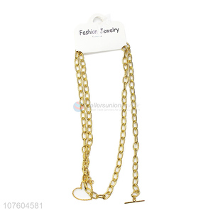 Latest arrival fashion long link chain necklace for women