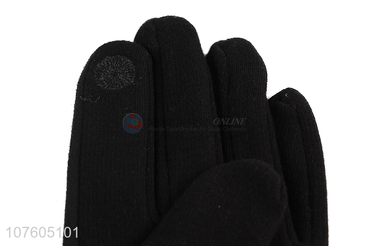 Good quality winter gloves fleece lining gloves fashion women gloves