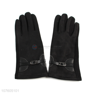 Good quality winter gloves fleece lining gloves fashion women gloves