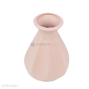 Best selling decorative Nordic style imitation ceramic plastic flower vases