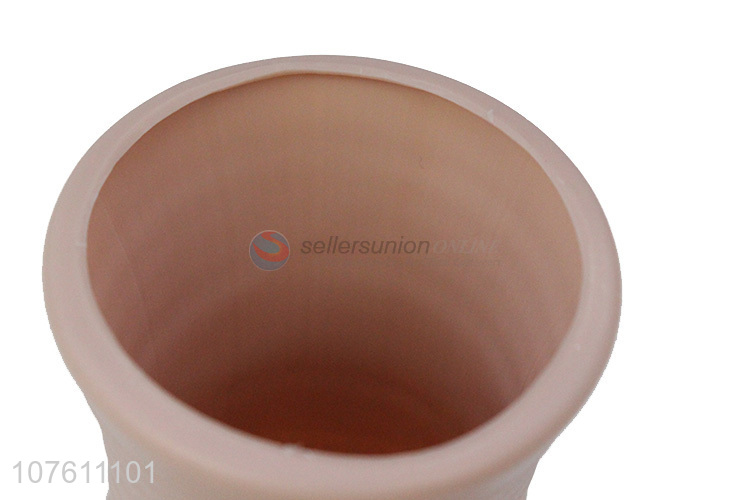 Hot selling indoor modern plastic flowerpot imitation ceramic planter pot