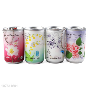 Fashion Flower Pattern Mini Canned Nonwoven Wet Wipes