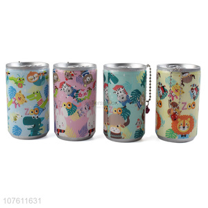 Wholesale Cartoon Animal Pattern Canned Nonwoven Wet Wipes