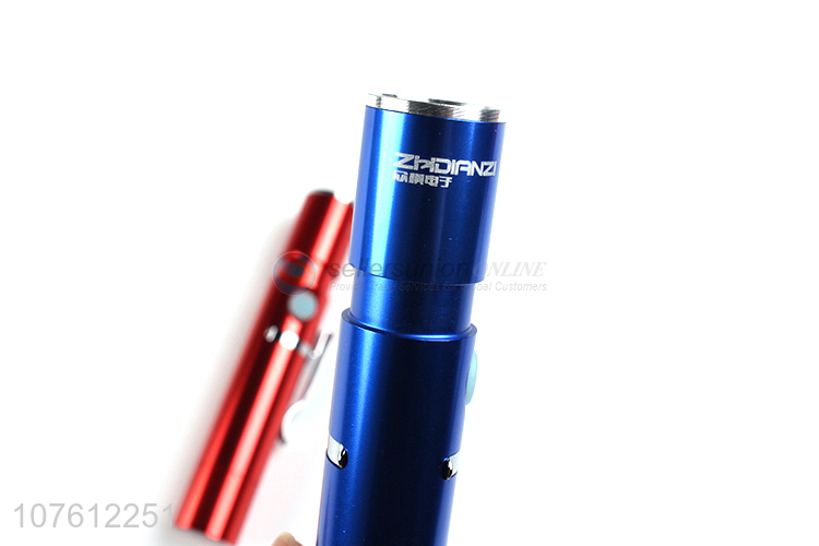 Good quality mini usb charging led flashlight portable aluminum flashlight