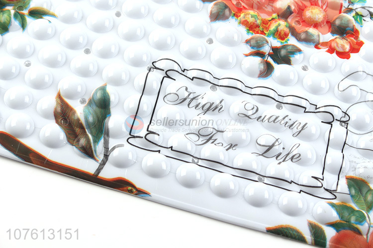 Hot products custom logo bubble bath mat anti-slip pvc shower mat