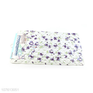 Popular products flower printed anti-slip pvc bath mat waterproof bathroom mat