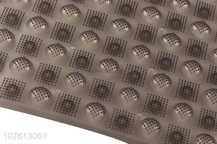 Low price 100% pvc bath mat massage shower mat with strong suction cup