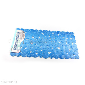 Fashion design waterdrop stone bath mat 100% pvc shower mat