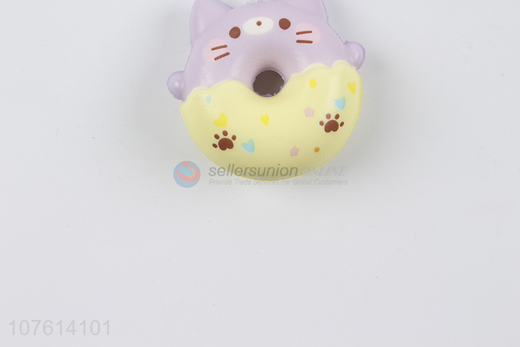 New products cat donut shape decompression toy slow rebound toy